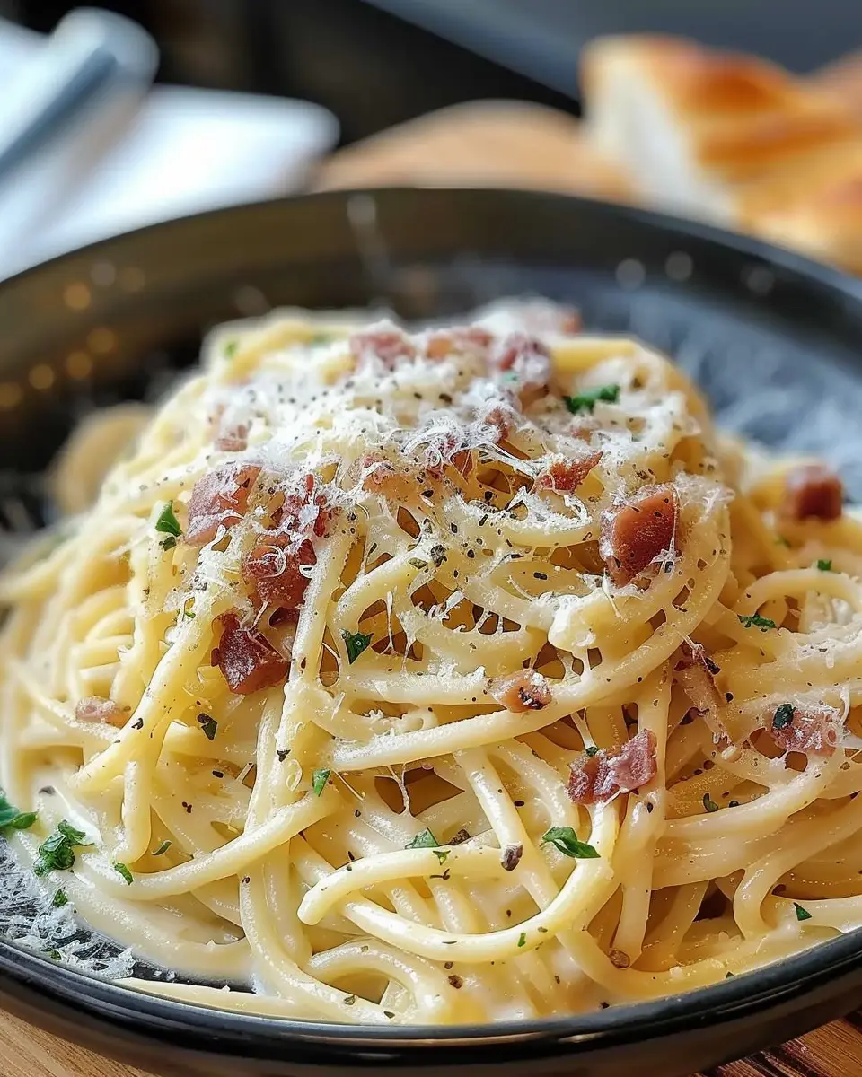 Spaghetti Carbonara with Turkey Bacon: A Delicious Twist for Everyone