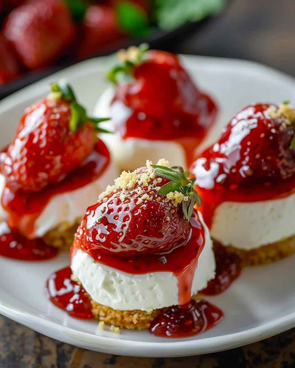cheesecake strawberries creamy delight: a simple indulgence recipe