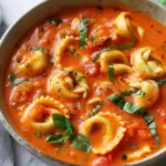 Tomato Tortellini Soup