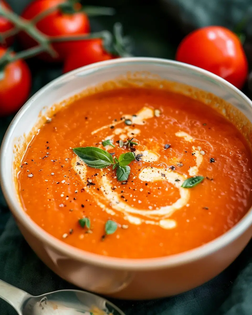 Roasted Tomato Soup: The Best Cozy Comfort with Turkey Bacon