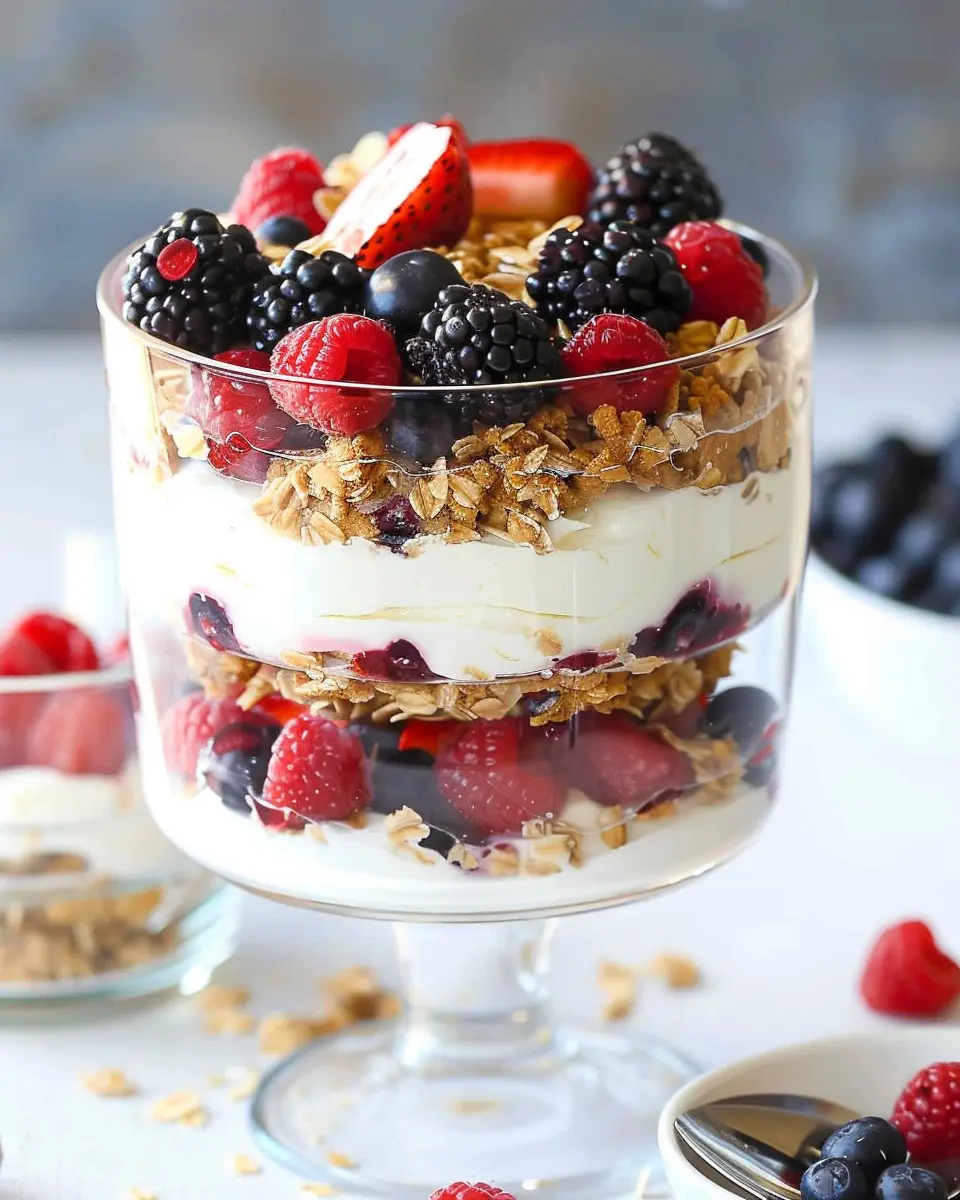 Berry Yogurt Parfait Trifle Recipe: A Delightfully Easy Treat