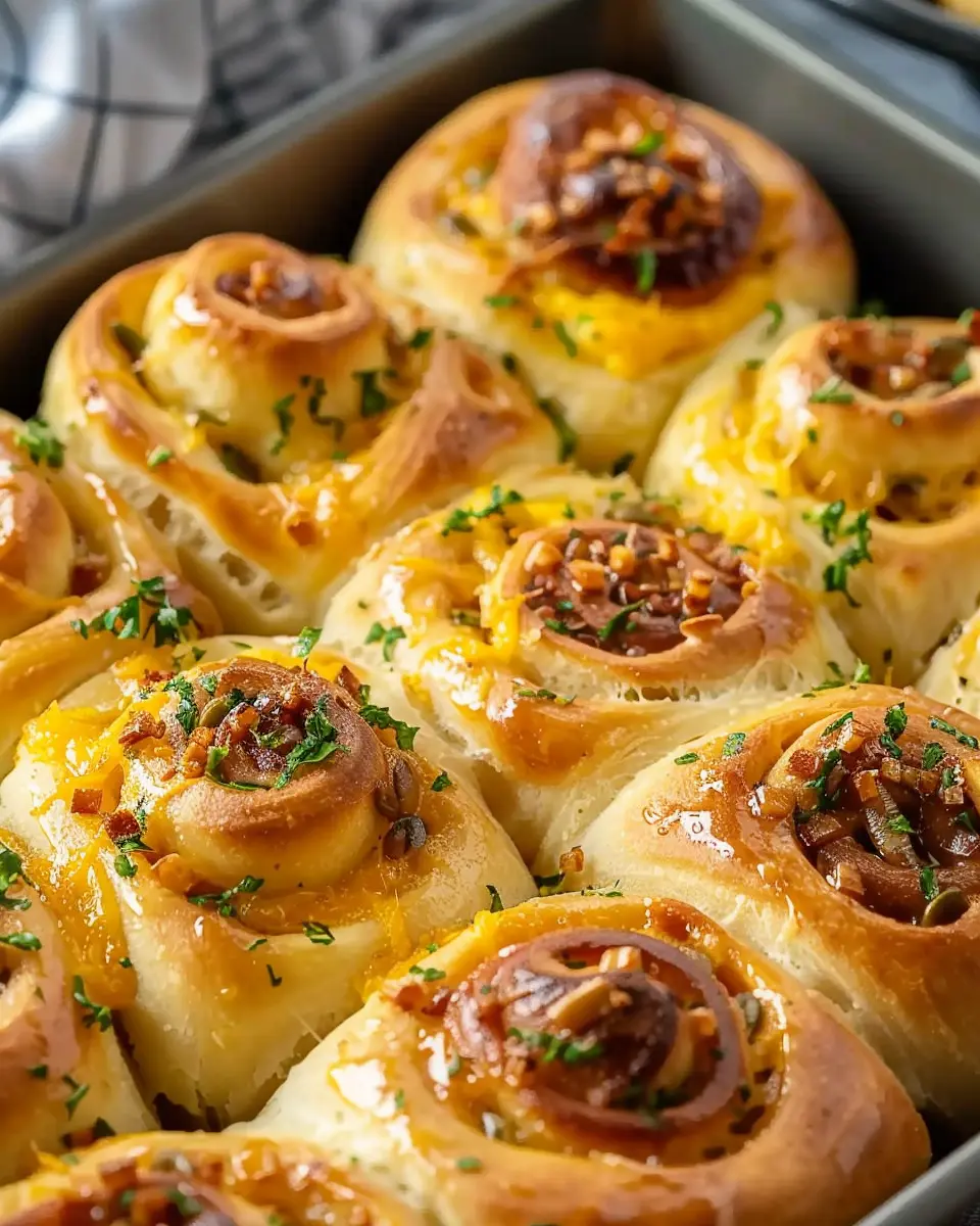 Make-Ahead Breakfast Rolls: Easy Turkey Bacon &amp; Chicken Ham Delights