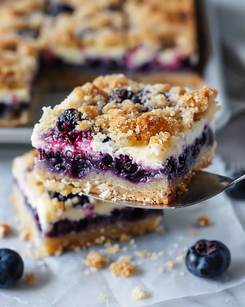 Blueberry Cream Cheese Bars: Easy Indulgence for Any Occasion