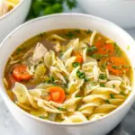 Easy Chicken Noodle Soup with Egg Noodles