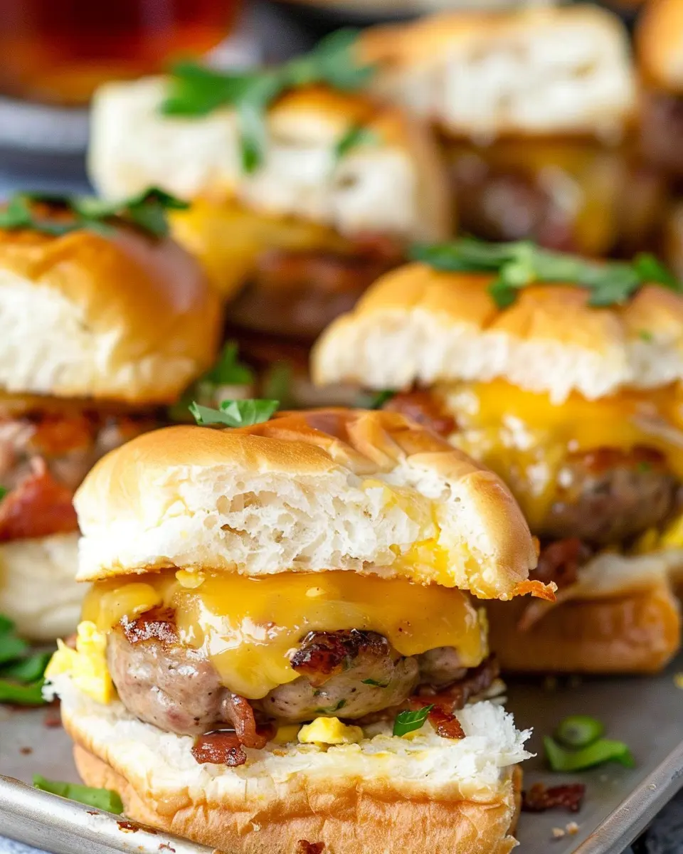 Sausage Breakfast Sliders: Easy and Delicious Homemade Treats