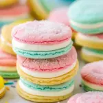 Pastel Sugar Cookie Sandwiches
