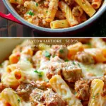 Creamy Sausage Rigatoni