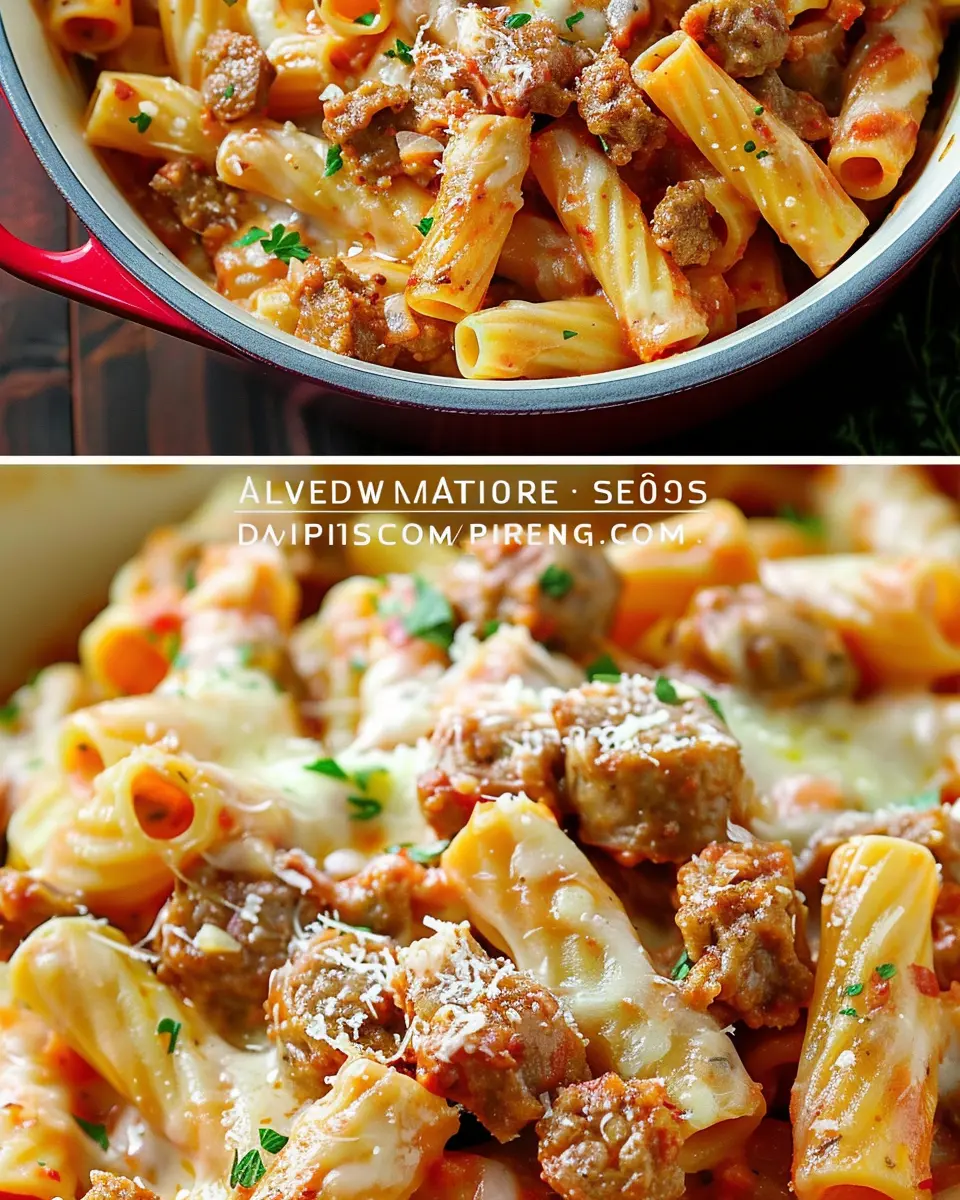 Creamy Sausage Rigatoni: Indulgent Comfort Food Made Easy