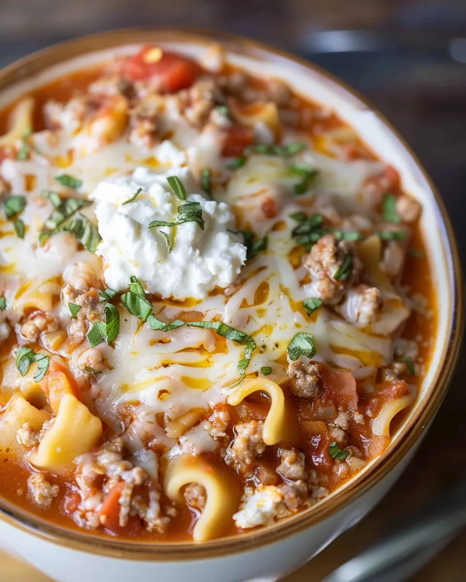 Best Lasagna Soup Recipe