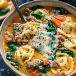 Italian Sausage Tortellini Soup