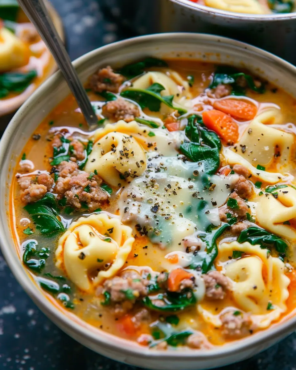 Italian Sausage Tortellini Soup: A Cozy, Comforting Delight