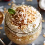 Coconut Cream Pie Overnight Oats