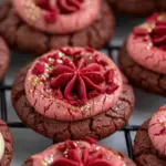 Easy Hershey’s Red Velvet Blossoms Cookies