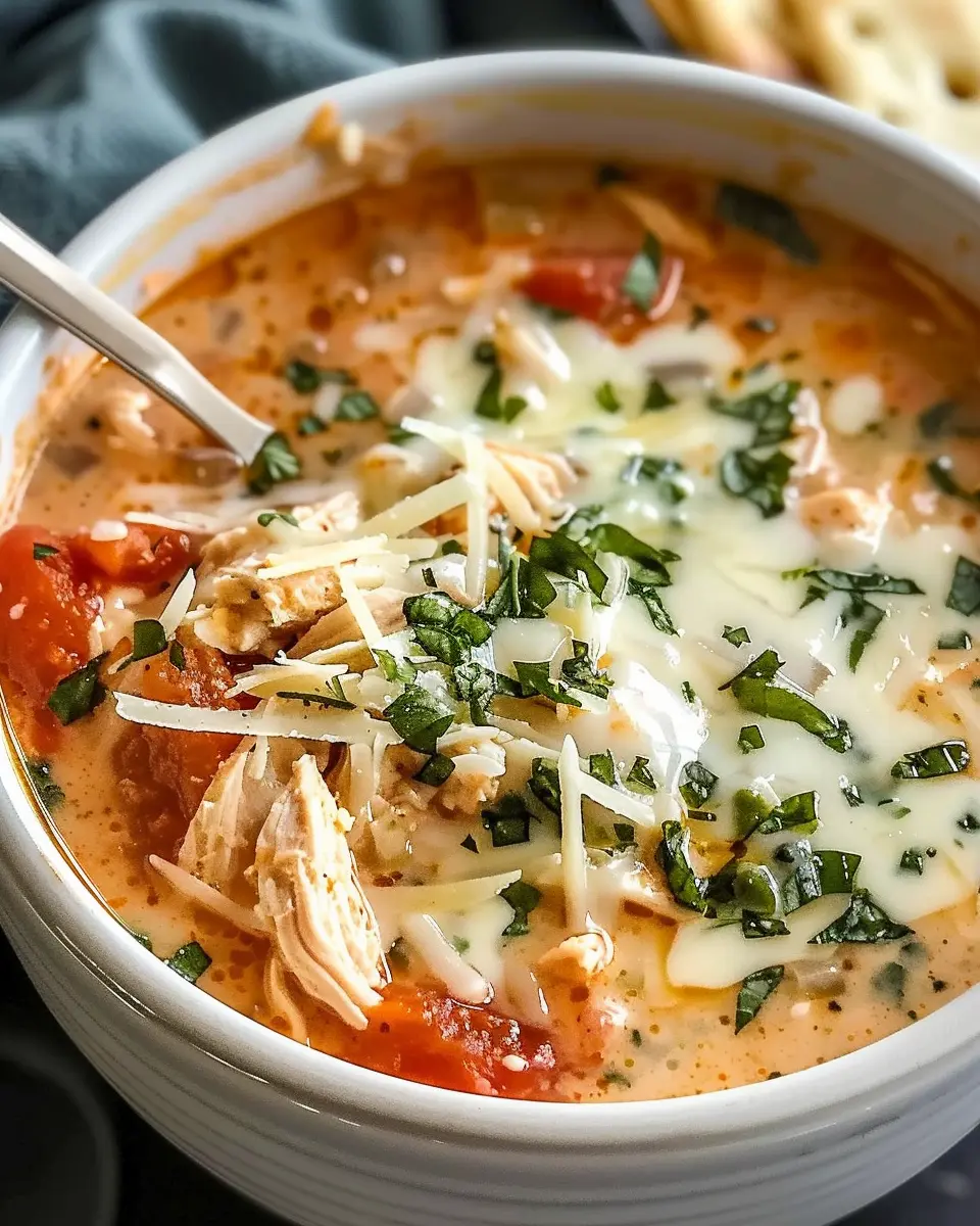 Crock Pot Creamy Chicken Parmesan Soup: Easy Comfort Food Delight