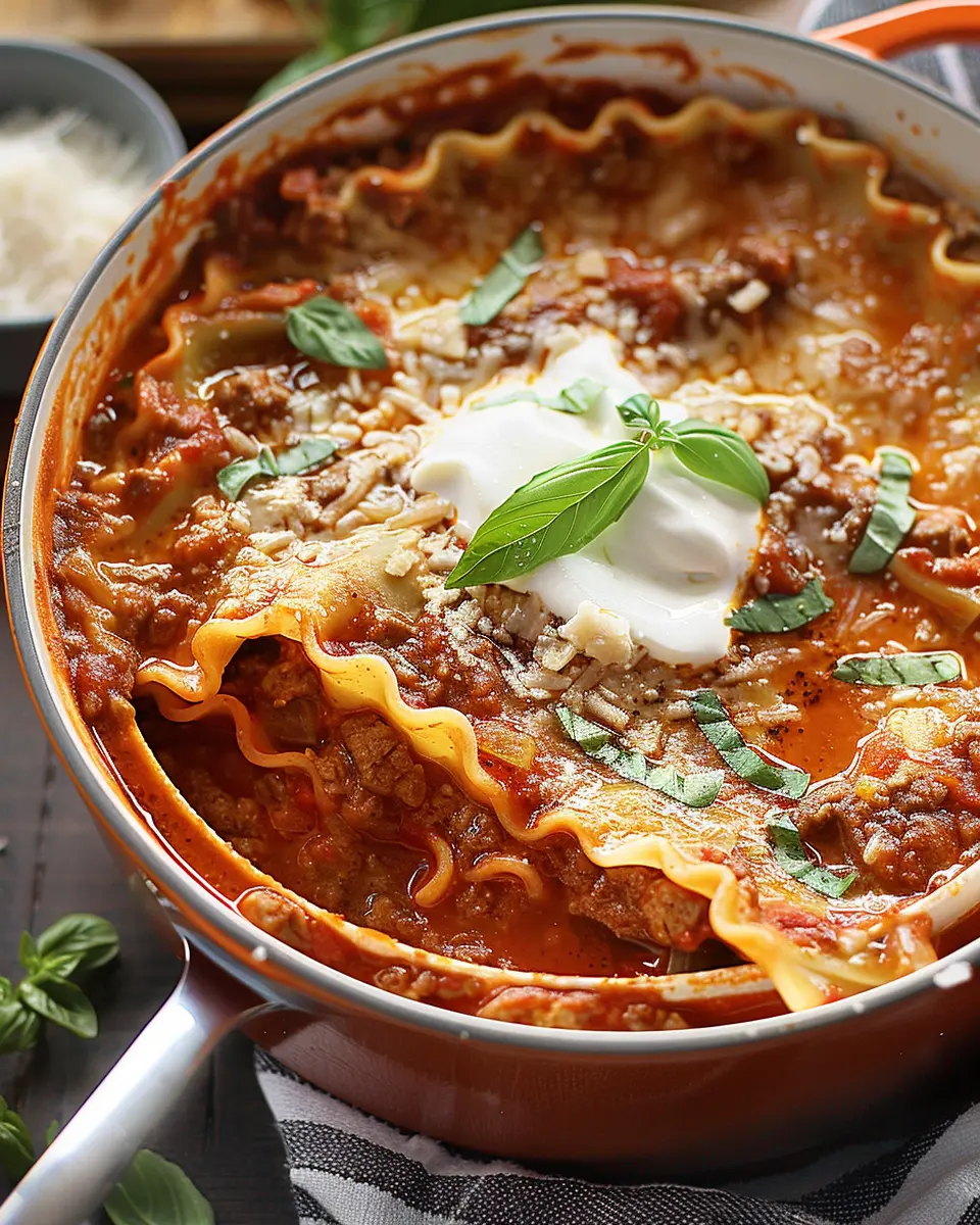 High Protein Lasagna Soup: A Cozy, Guilt-Free Delight
