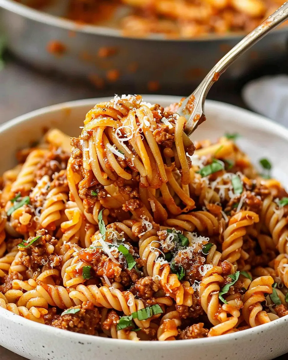 Ground Beef Pasta: A Cozy and Easy Family Favorite Recipe