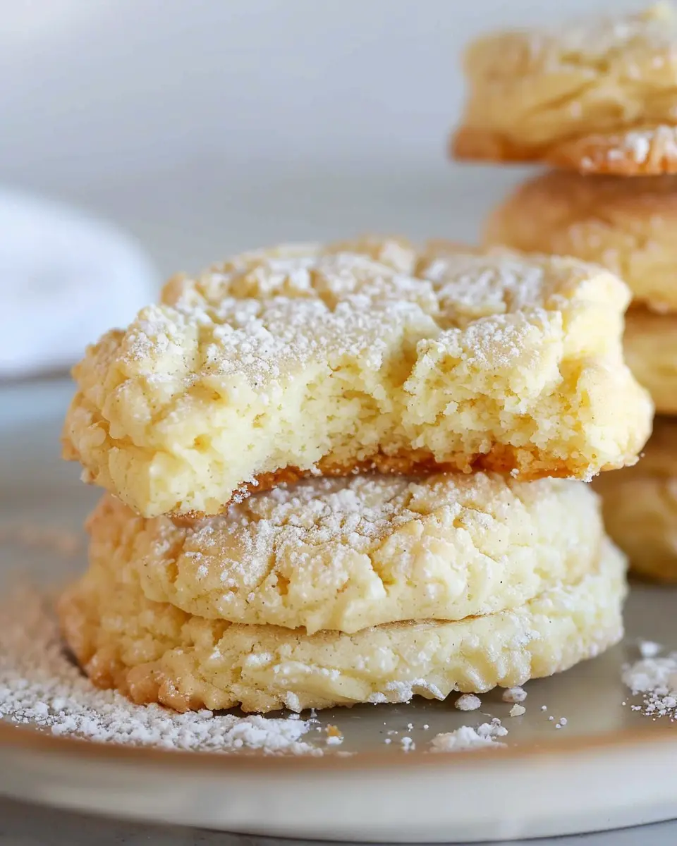 cream cheese cake mix cookies recipe: the best easy treat for all