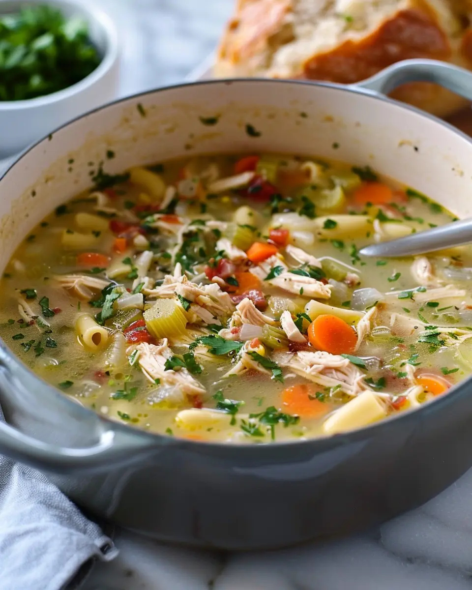 Chicken Soup Bliss: Warm Up with This Easy Turkey Bacon Twist