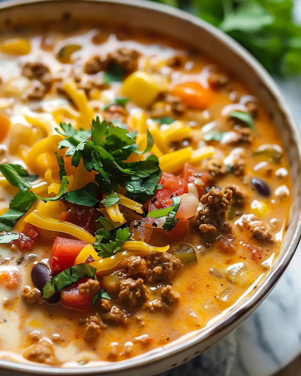 Creamy Taco Soup: The Best Cozy Recipe for Comforting Nights