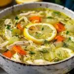 Greek Lemon Chicken Soup