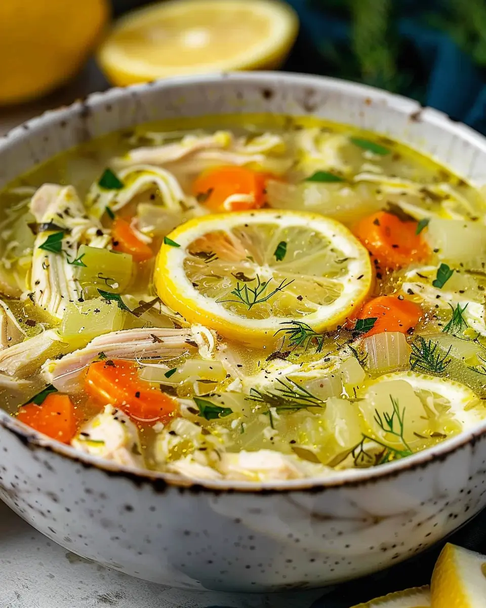 Greek Lemon Chicken Soup: A Cozy, Easy Twist on Comfort Food