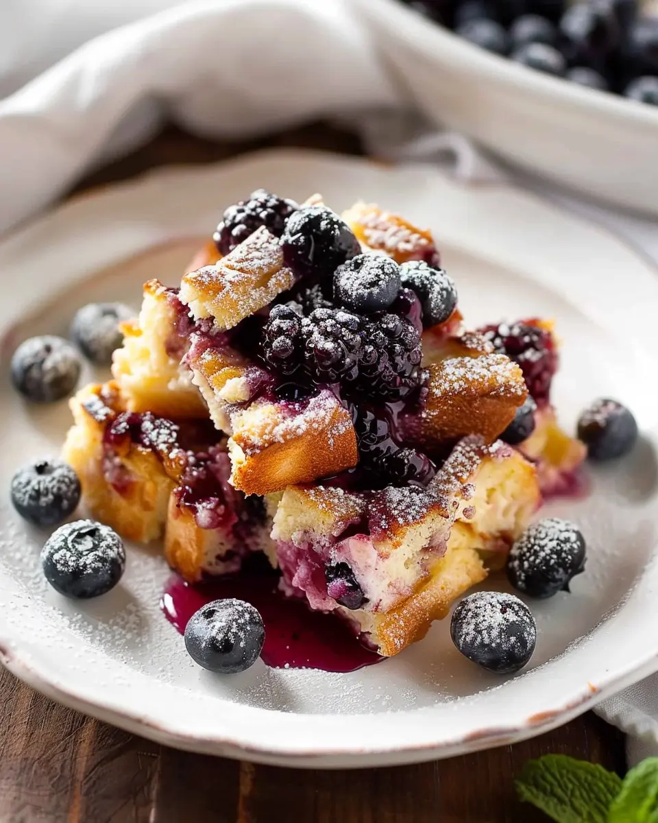Blueberry French Toast Casserole: An Easy, Cozy Breakfast Delight