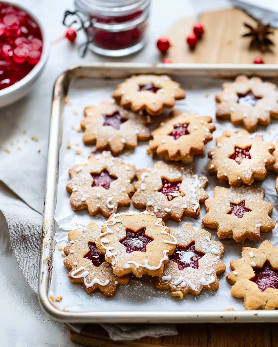 Festive Vegan Linzer Cookies That Will Brighten Your Holidays
