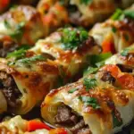 Keto Philly Cheesesteak Roll-Ups