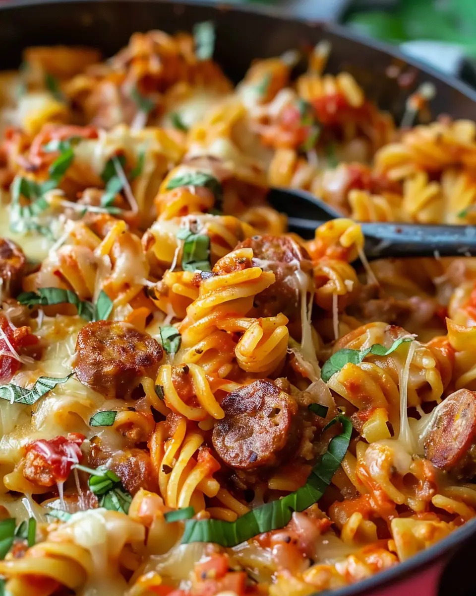 One Pot Cheesy Sausage Pasta: Easy Comfort Food for Everyone