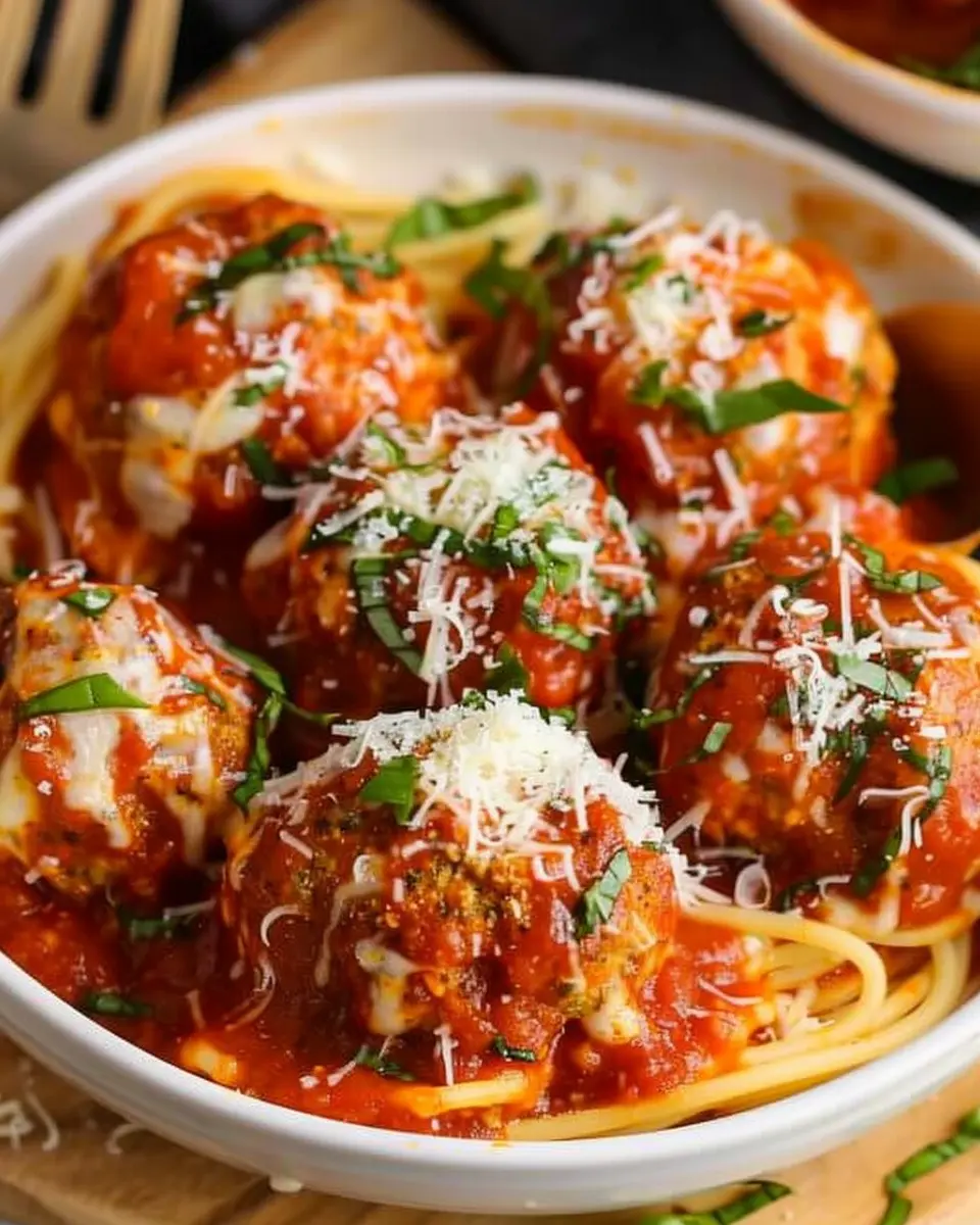 Slow Cooker Chicken Parmesan Meatballs: Easy &amp; Irresistibly Juicy