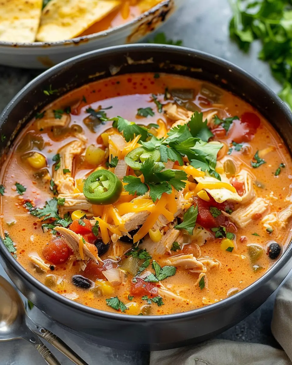 Creamy Chicken Tortilla Soup: The Best Comfort Food Recipe