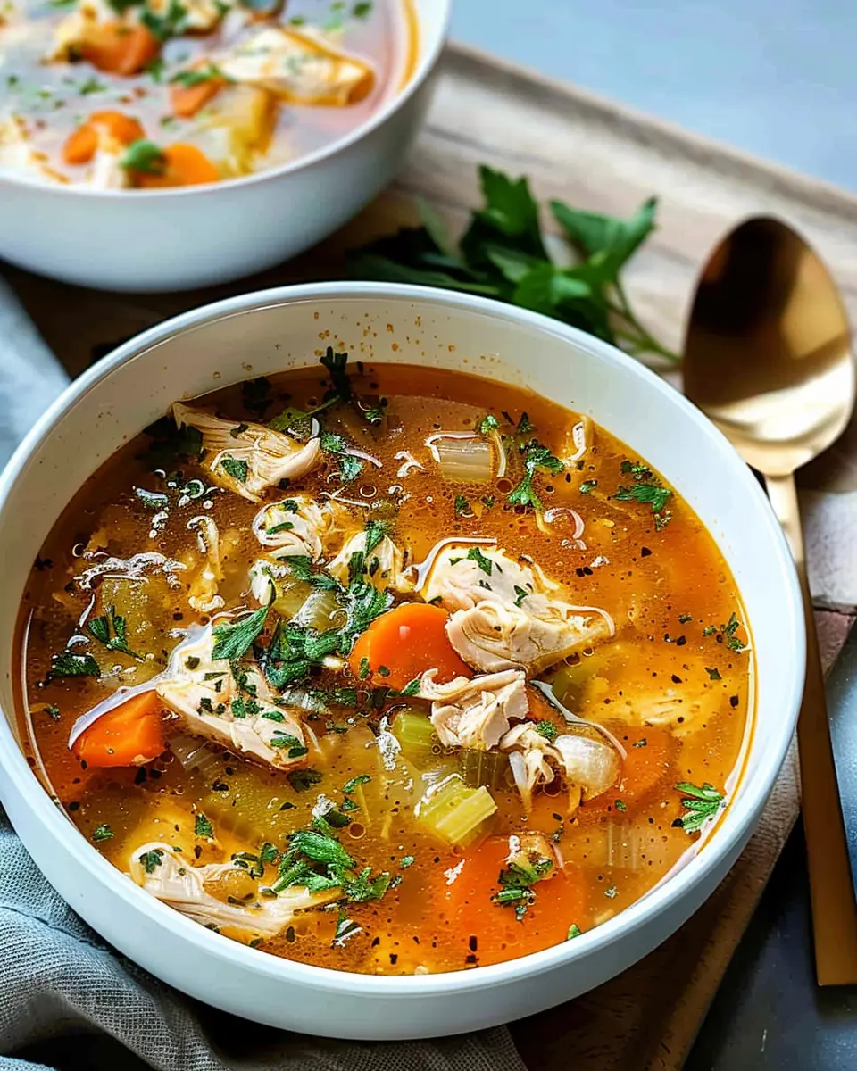 Keto Chicken Soup: Easy Comforting Recipe with Turkey Bacon