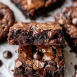 The BEST Fudgy Chewy Brookies