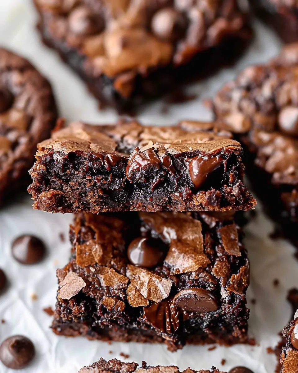 Best Fudgy Chewy Brookies: Indulgent Treat for Sweet Cravings