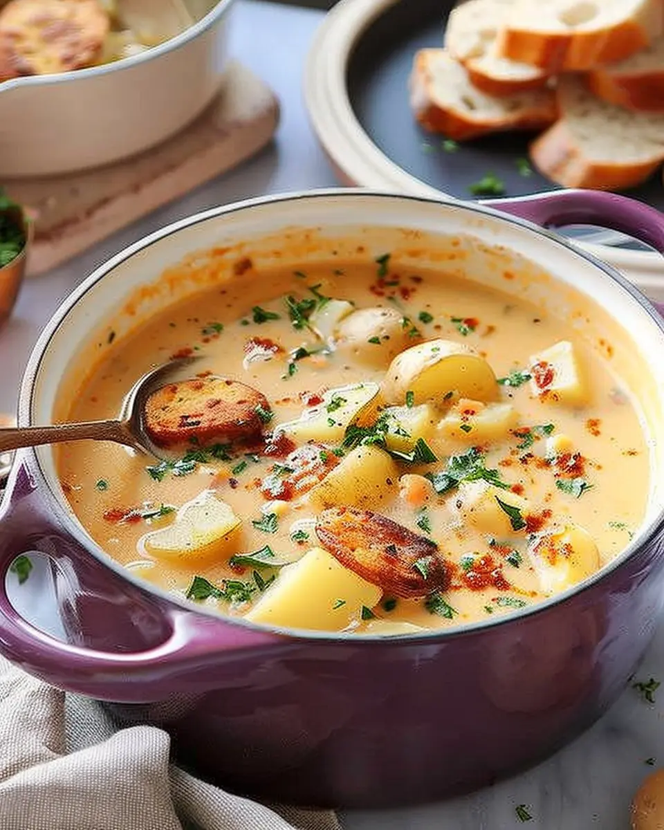 Cajun Potato Soup: Easy, Comforting Recipe with Turkey Bacon
