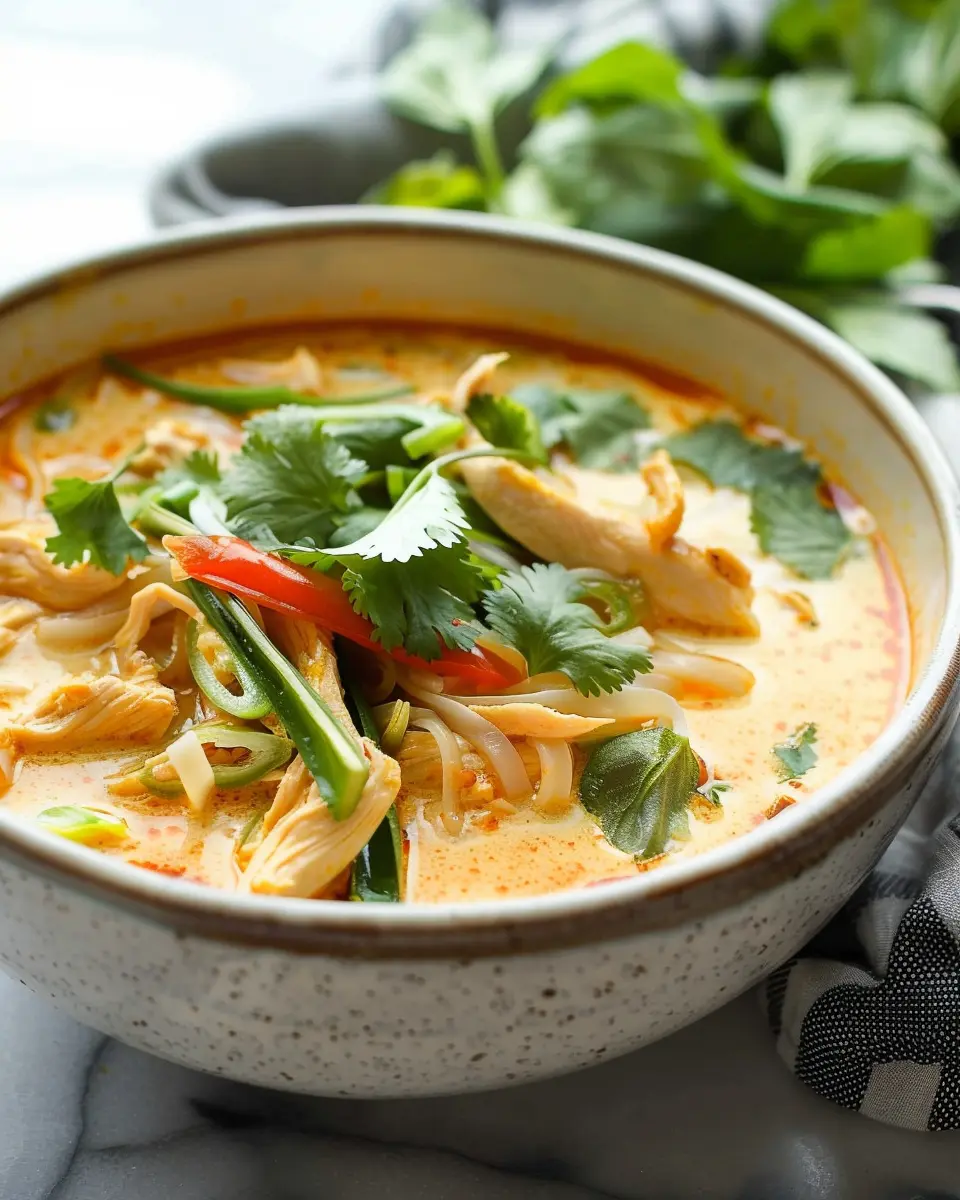 Easy Thai Chicken Curry Soup: A Comforting, Homemade Delight