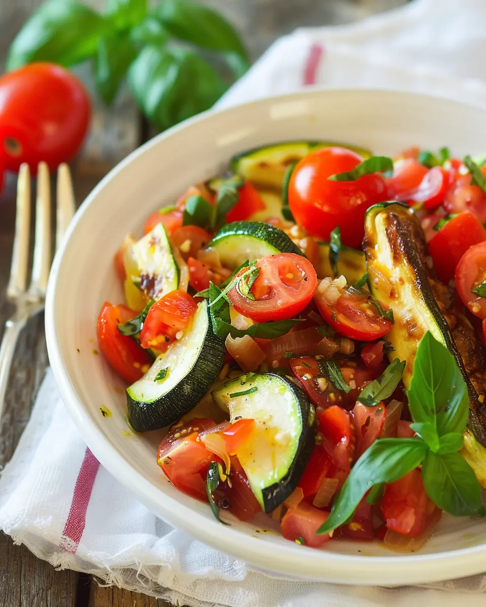 Zucchini and Tomato Salad: Fresh, Easy, and Deliciously Healthy