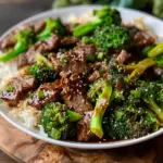 Chinese beef and broccoli