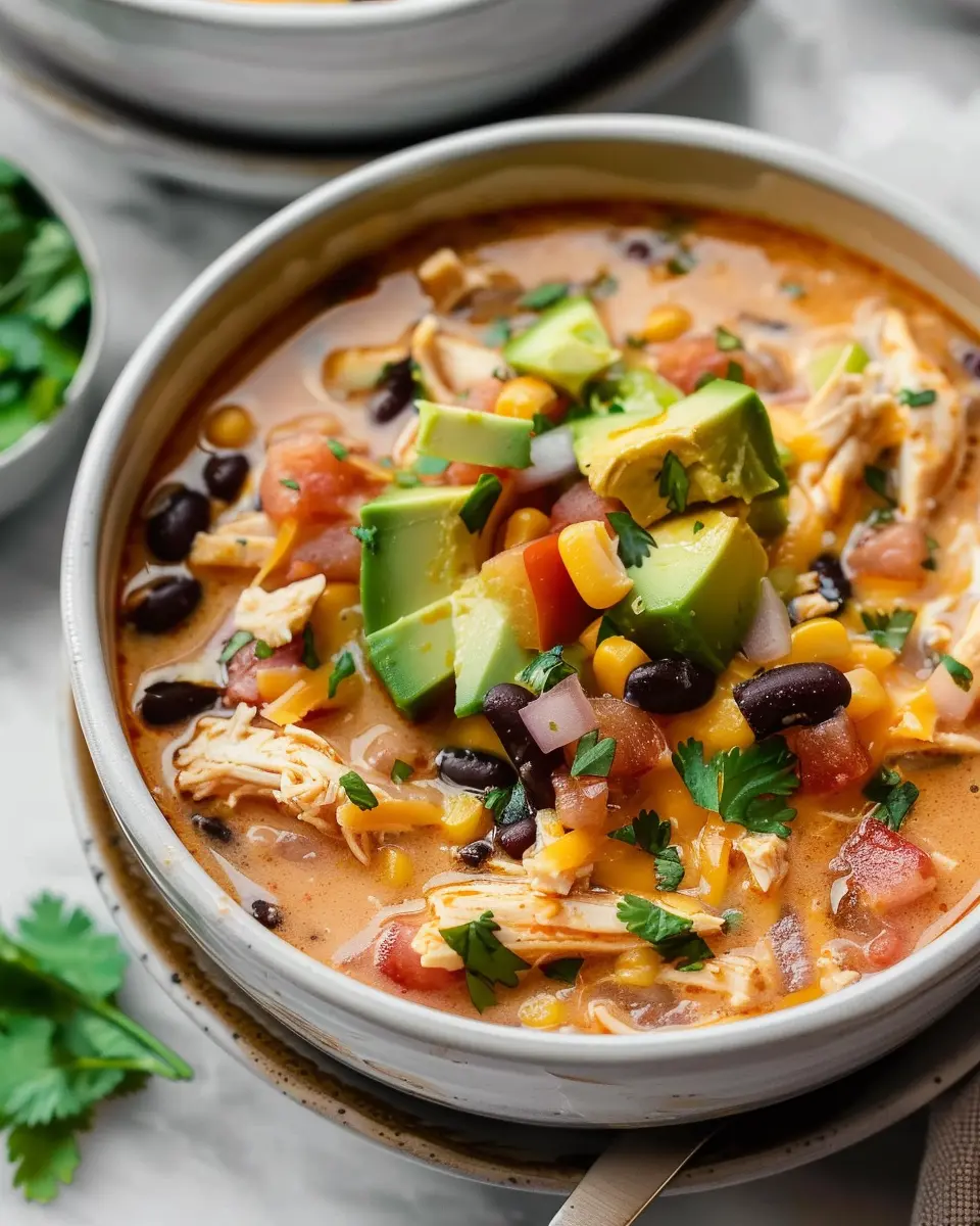 Easy Chicken Taco Soup: Cozy Comfort in Every Bowl