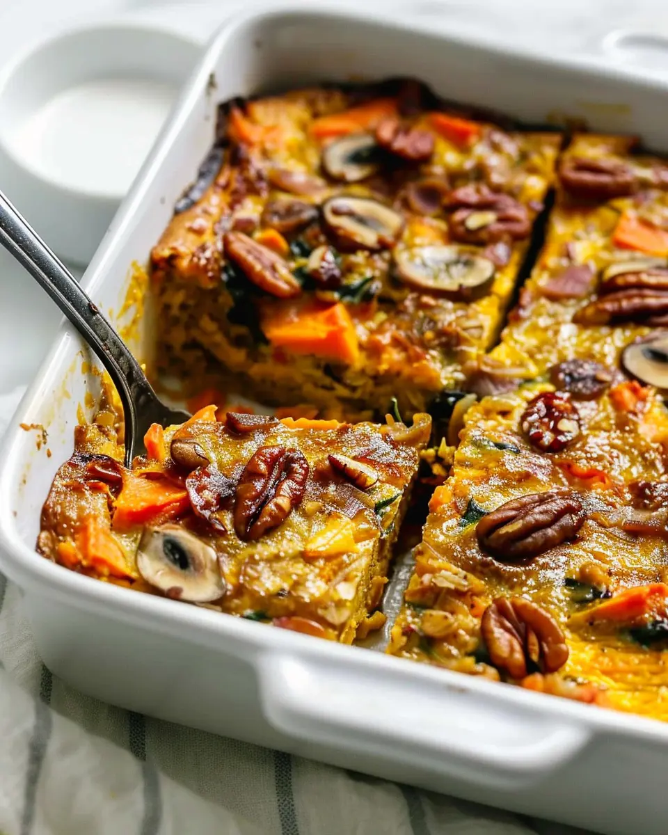 Sweet Potato Breakfast Casserole: Easy &amp; Hearty Family Delight