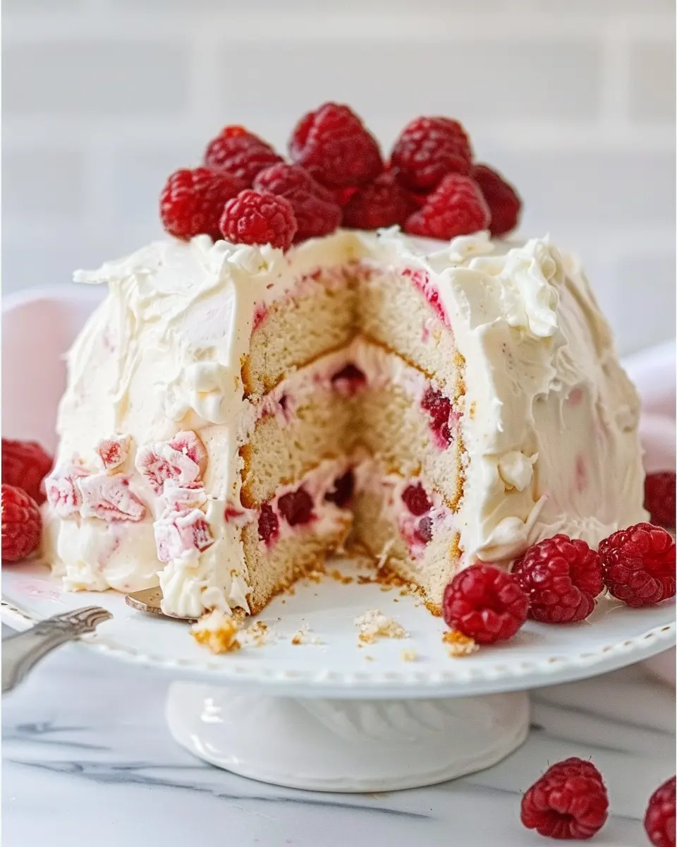 Raspberry Angel Food Cake: Easy Recipe for a Light Delight