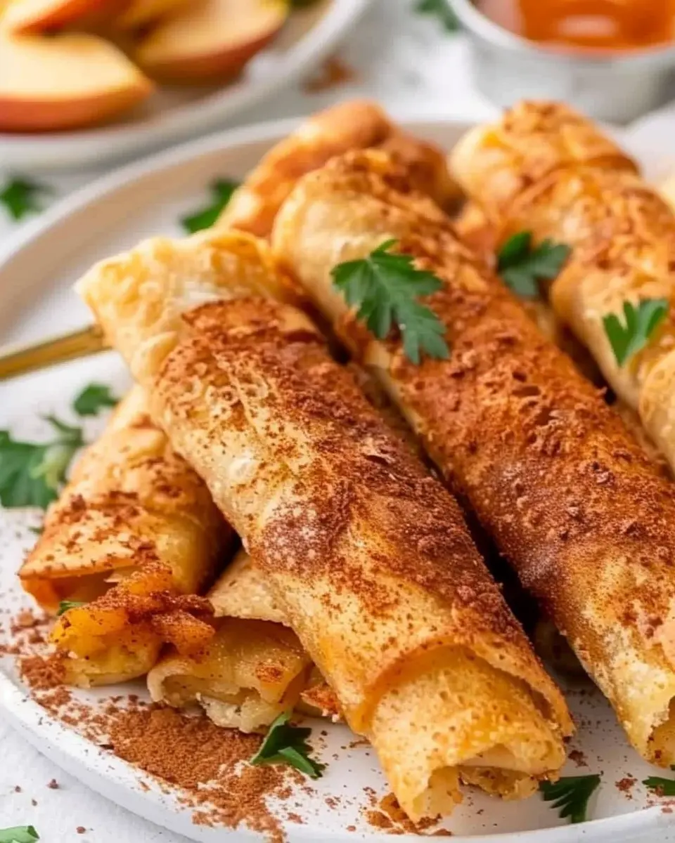 Easy Air Fryer Apple Pie Taquitos for a Sweet Homemade Treat