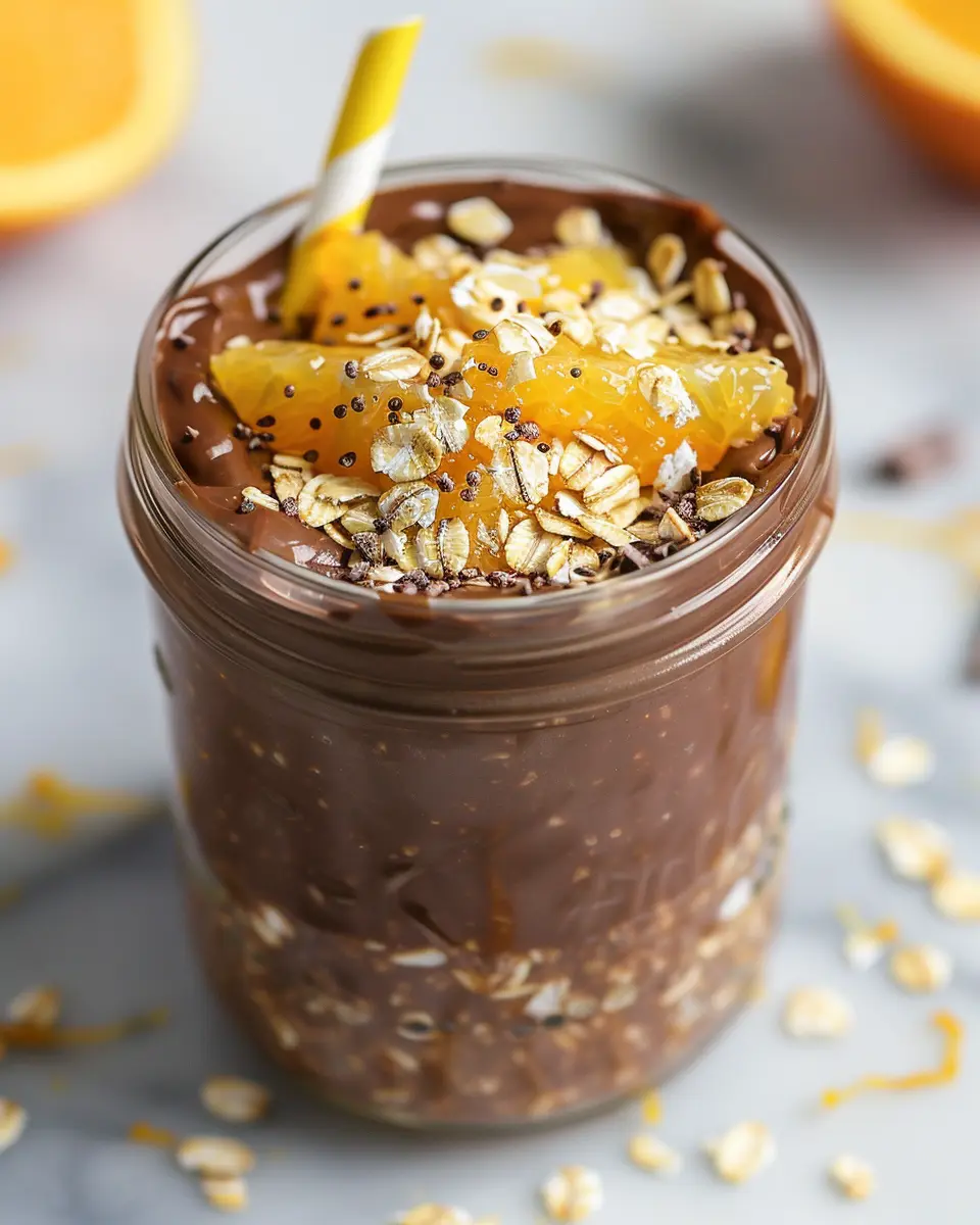 Chocolate Orange Overnight Oats: The Easy Indulgent Breakfast Delight