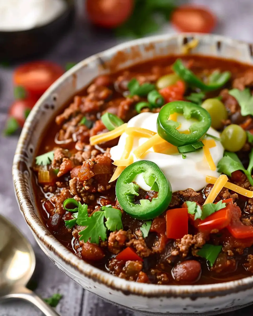 Keto Chili: Easy, Flavorful Recipe with Turkey Bacon &amp; Chicken Ham