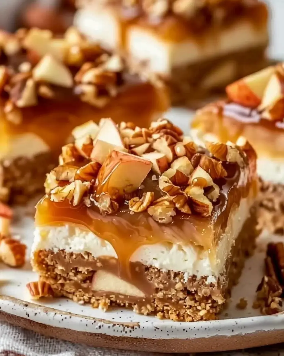 Caramel Apple Cheesecake Bars: Indulgent Dessert You’ll Love