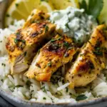 Dump and Bake Chicken Tzatziki with Rice Recipe