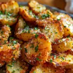 Amazing Crispy Parmesan Crusted Potatoes