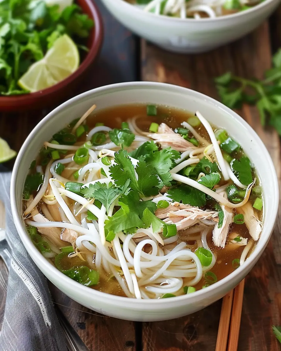 Quick Chicken Pho: A Flavorful Bowl of Comfort in 30 Minutes