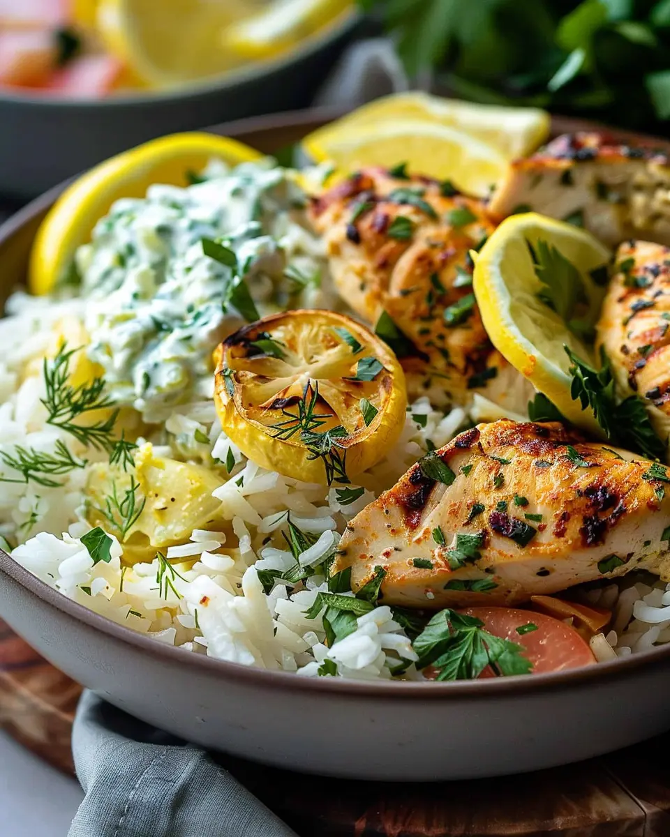 Dump-and-Bake Chicken Tzatziki Rice: Easy Family-Friendly Meal