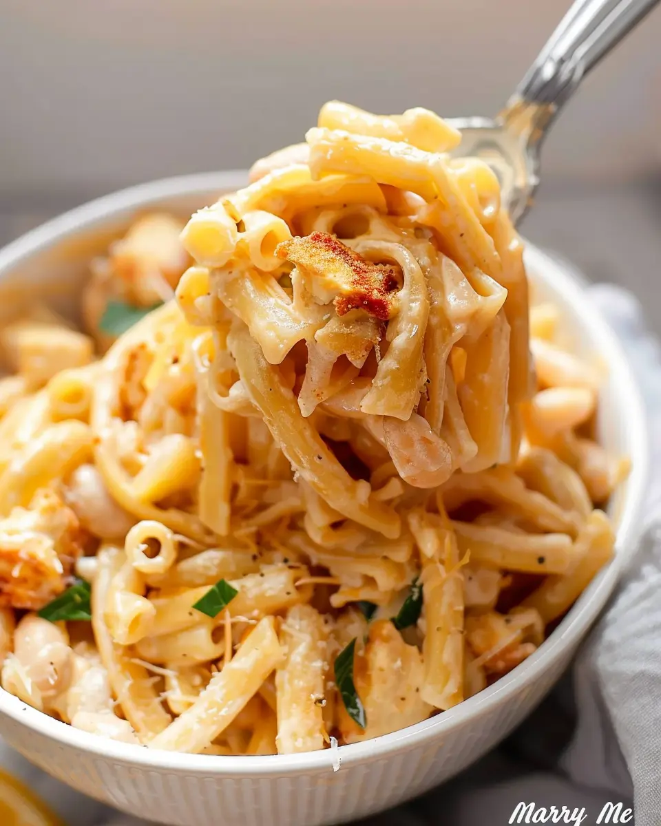 Creamy Marry Me Pasta: Indulgent Butter Bean Delight with Turkey Bacon